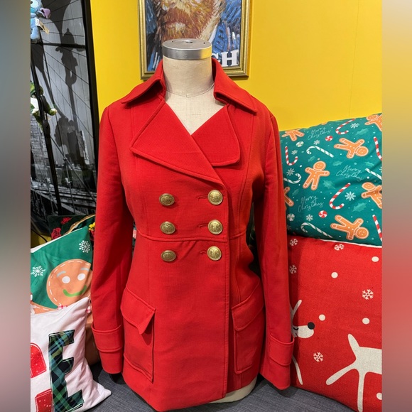 🎄F21 Elegant peacoat Jacket size M - Picture 1 of 7